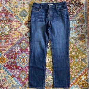 Chico's Denim Jeans Women's 15‎ Slim Fit Dark Wash High Rise